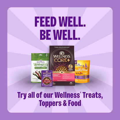 by Wellness Classic P-Nuttier Value Box Natural Dog Treats, Crunchy Oven-Baked Biscuits, Ideal for Training, Large Size, 6 Pound Box